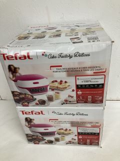 2 X TEFAL CAKE FACTORY DELICES