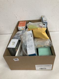 BOX OF ASSORTED ITEMS INC PLASTIC SHOT CUPS