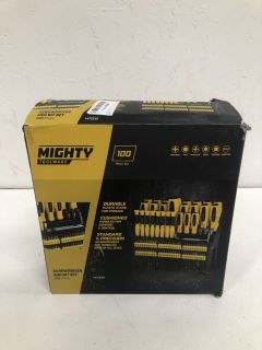 MIGHTY TOOLWARE 100 PIECE SCREWDRIVER AND BIT SET