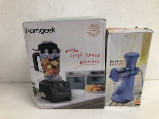 2 X KITCHEN ITEMS INC HOMGEEK HIGH SPEED BLENDER