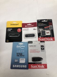 QTY OF ITEMS INC SANDISK ULTRA USB 3.0 FLASH DRIVE