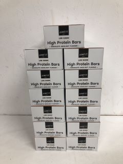 13 X AMFIT LOW SUGAR HIGH PROTEIN BARS CHOCOLATE HAZELNUT FLAVOUR (BBE 05.07.2024)