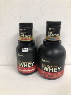 QTY OF ON OPTIMUM NUTRITION SUPPLEMENTS INC GOLD STANDARD WHEY