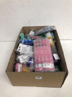 BOX OF ASSORTED ITEMS INC LOREAL PARIS BLOND MAGIC RETOUCH