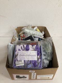 BOX OF ASSORTED ITEMS INC NIVEA RICH NOURISHING LOTION