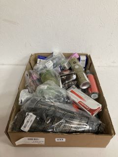 BOX OF ASSORTED ITEMS INC EBIN WONDER LACE BOND