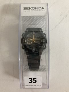 SEKONDA CHRONO-ALARM WR 100M MENS WATCH