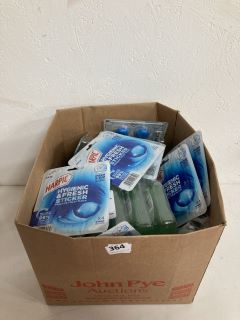 BOX OF ASSORTED ITEMS INC HARPIC HYGIENE & FRESH STICKER