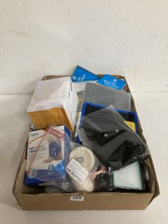 BOX OF ASSORTED ITEMS INC HILPH HOT + COLD THERAPEUTIC