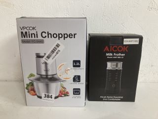 BOX OF ASSORTED ITEMS INC VPCUK MINI CHOPPER