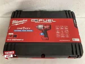 MILWAUKEE M18 FUEL ONE KEY HIGH TORQUE IMPACT WRENCH RRP:£299 (18+ ID REQUIRED)