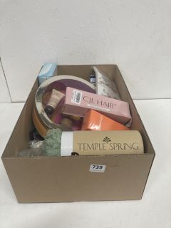 BOX OF ASSORTED ITEMS INC SKIN TAG REMOVAL KIT