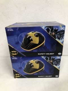 2 X BATMAN SAFETY HELMETS