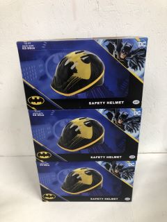 3 X BATMAN SAFETY HELMETS