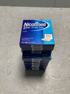 11 X NICOTINELL 21MG / 24 HOUR PATCH 7 DAY SUPPLY (BBE 07/2026)