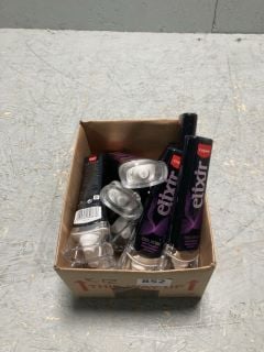 BOX OF ASSORTED ITEMS INC COLGATE ELIXIR