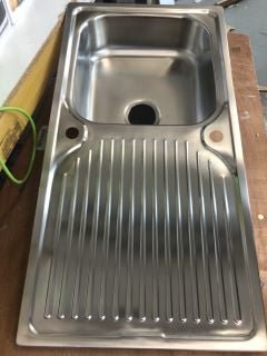 NUSA 1 BOWL SINK STAINLESS STEEL