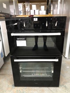 CDA BUILT-IN DOUBLE ELECTRIC OVEN MODEL NO: DC941BL