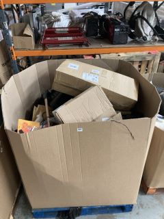 PALLET OF ASSORTED ITEMS INCL. RUSSELL HOBBS KETTLE AND BELDRAY HOOVER