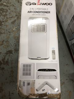 DAEWOO 3-IN-1 PORTABLE AIR CONDITIONER