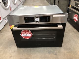 BOSCH COMPACT INTEGRATED OVEN/MICROWAVE MODEL NO: CMG656BS7B