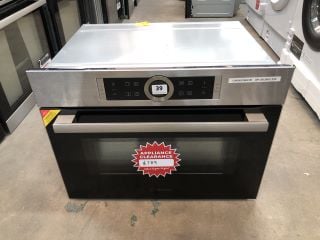 BOSCH COMPACT INTEGRATED OVEN/MICROWAVE MODEL NO: CMG633BS1B