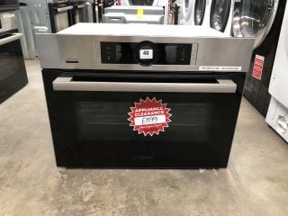 BOSCH COMPACT INTEGRATED OVEN/MICROWAVE MODEL NO: CMG656BS7B