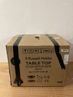 RUSSELL HOBBS TABLE TOP DISHWASHER MODEL NO: RHTTDW6S