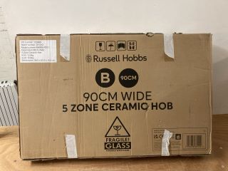 RUSSELL HOBBS 5 ZONE CERAMIC HOB 90CM WIDE MODEL NO: RH90EH7011