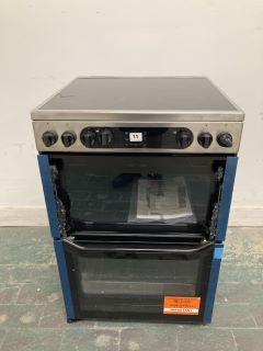 HOTPOINT MULTIFLOWER 60CM FREESTANDING ELECTRIC CERAMIC COOKER MODEL NO: HDM67V9DCX/UK