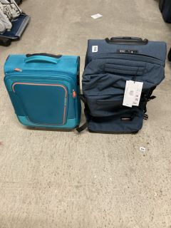 2 X SUITCASE INC AMERICAN TOURISTER HAND LUGGAGE SUITCASE