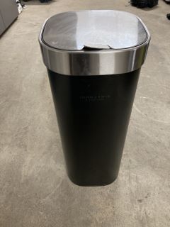 JOHN LEWIS & PARTNERS STAINLESS STEEL PUSH BIN