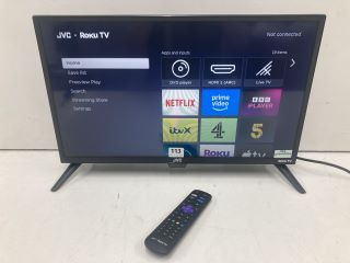 JVC 24" TV MODEL: LT-24CR230 (WITH STAND, WITH REMOTE, NO BOX)