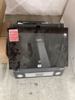 HOOVER BLACK GLASS COOKER HOOD (SMASHED GLASS)