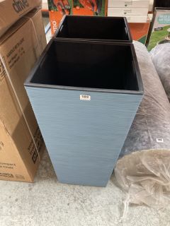 2 X LARGE GARDEN CONTAINERS