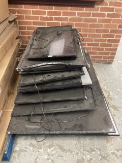 A PALLET OF FLAT SCREEN TVS (FOR SPARES OR REPAIR ONLY)