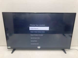 JVC 40" TV MODEL: LT-40CF330 (WITH STAND, NO REMOTE, NO BOX)