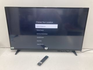 JVC 40" TV MODEL: LT-40CF330 (WITH STAND, WITH REMOTE, NO BOX)