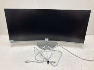 SAMSUNG 34" CURVED MONITOR MODEL: C34J791W (SMASHED SCREEN, WITH STAND, NO BOX)