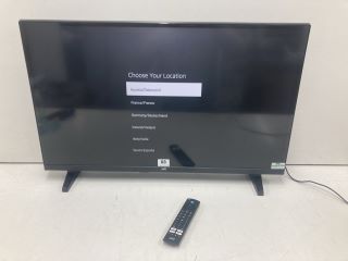 JVC 32" TV MODEL: LT-32CF230 (WITH STAND, WITH REMOTE, WITH BOX)