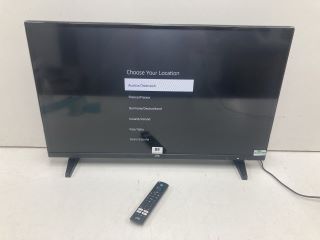 JVC 32" TV MODEL: LT-32CF230 (WITH STAND, WITH REMOTE, WITH BOX)