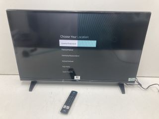 JVC 32" TV MODEL: LT-32CF230 (DISPLAY FAULT, WITH STAND, WITH REMOTE, WITH BOX)