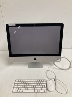 APPLE IMAC A1418 INTEL CORE I5 WITH KEYBOARD AND MOUSE (DAMAGED)