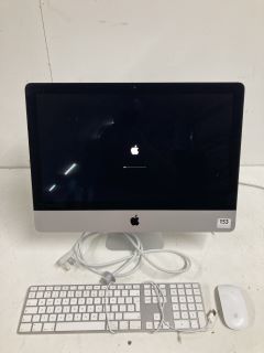 APPLE IMAC A1418 INTEL CORE I5 WITH KEYBOARD AND MOUSE