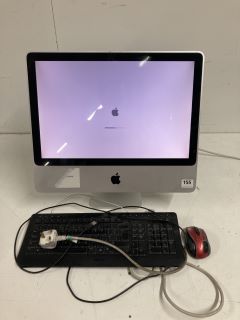 APPLE IMAC A1224 INTEL CORE 2 DUO WITH MOUSE AND KEYBOARD