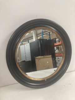 BLACK GOLD CIRCLE MIRROR