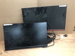 2 X MONITORS (DEFECTIVE)