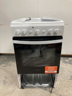 INDESIT CLICK&CLEAN IS5G1KMW/U 50 CM GAS COOKER RRP: £259