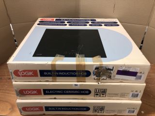 3 X LOGIK HOBS INC BUILT-IN INDUCTION