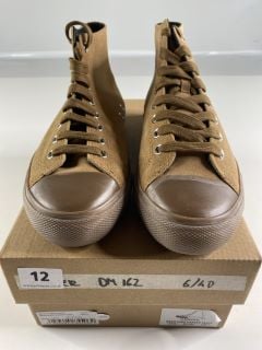 PAUL SMITH MEN'S SHOE CARVER TAUPE. SIZE: 6, MADE FROM: 100% COW LEATHER UPPER/RUBBER SOLE. RRP: £195